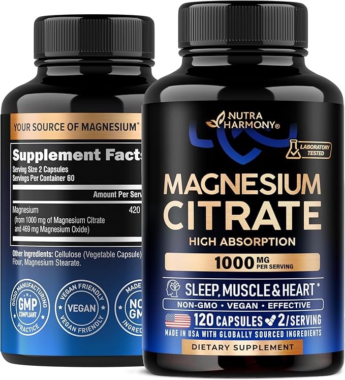 Best Nutraharmony Magnesium Citrate 1000mg