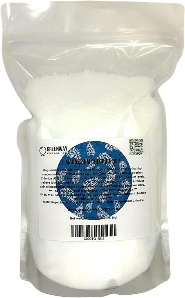 Greenway Biotech Magnesium Chloride USP Grade Powder