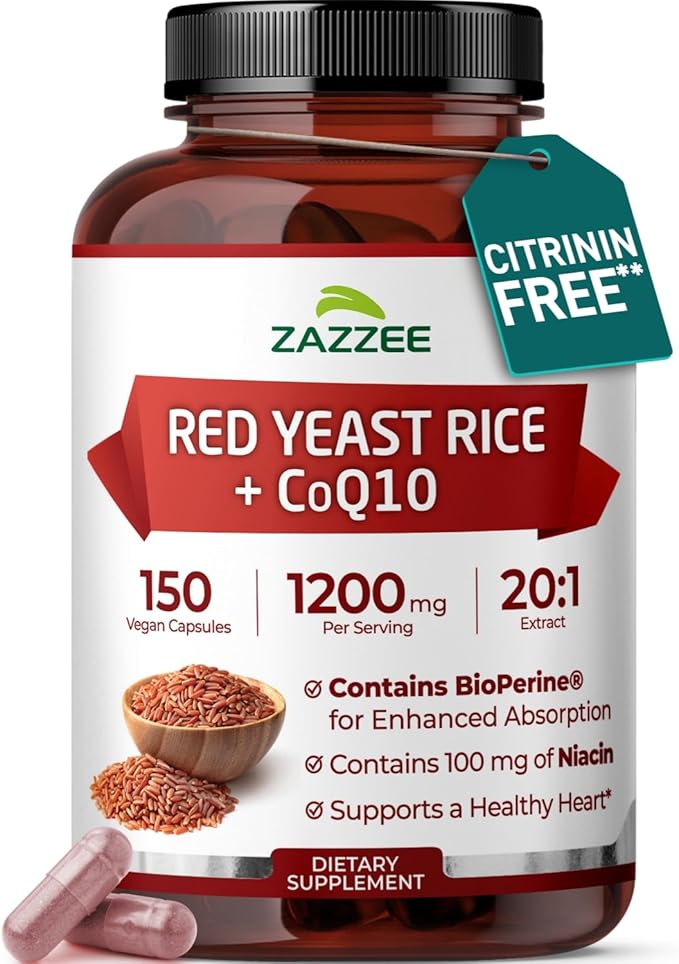 Zazzee Naturals Red Yeast Rice