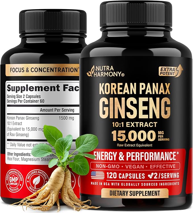 Nutraharmony Red Korean Ginseng