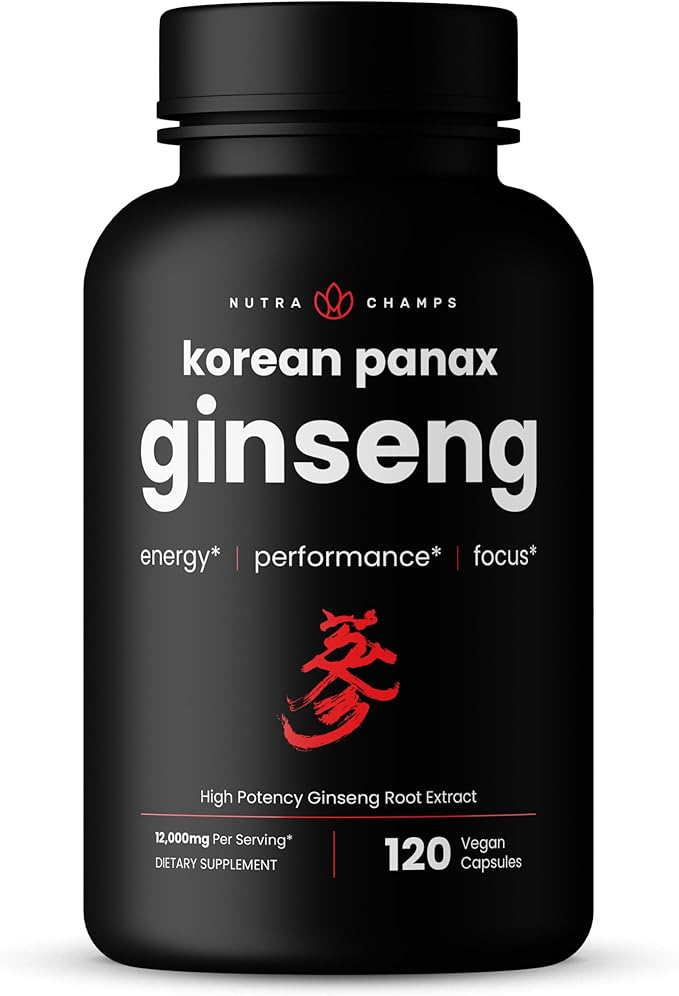 NutraChamps Korean Red Panax Ginseng Capsules 