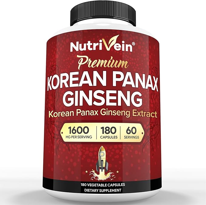 Nutrivein Korean Red Panax Ginseng