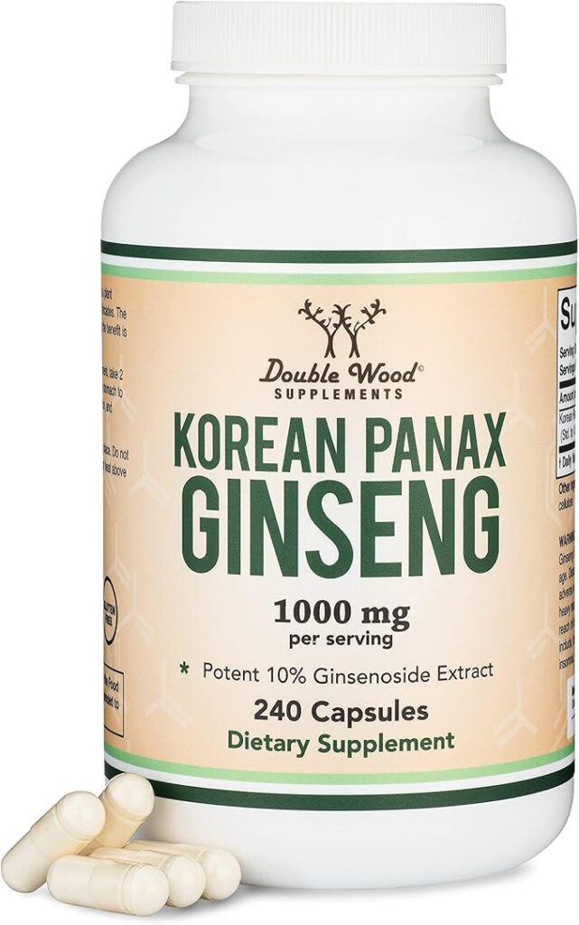Double Wood Supplements Korean Red Ginseng Extract