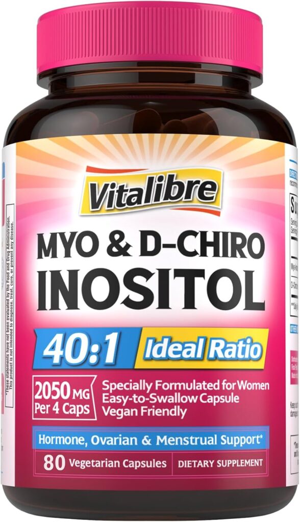 Vitalibre Myo- & D-Chiro Inositol Capsules
