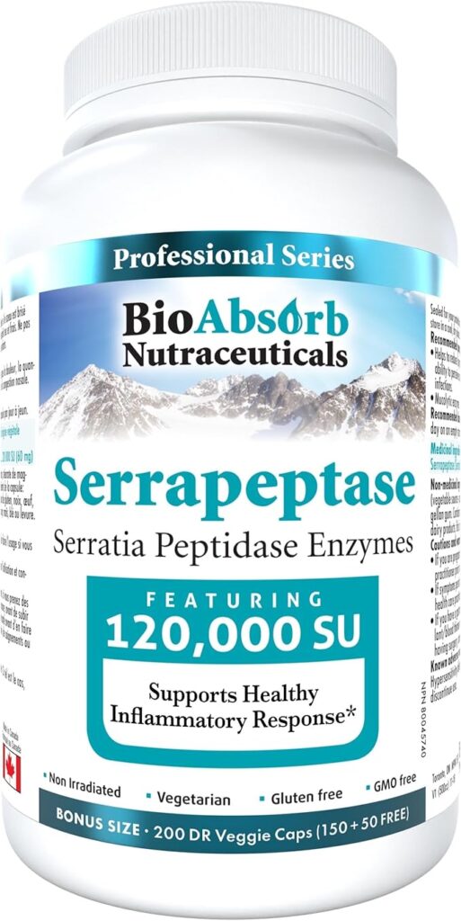 Bio Absorb Nutraceuticals Serrapeptase