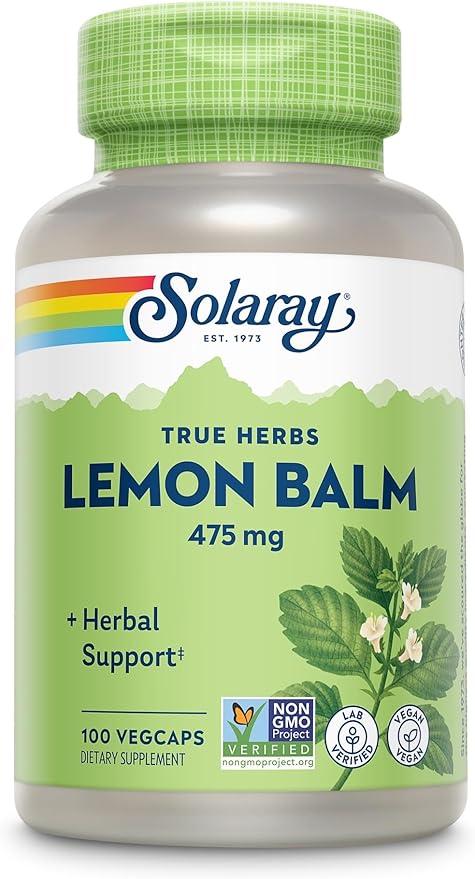 Solaray Lemon Balm Aerial Parts