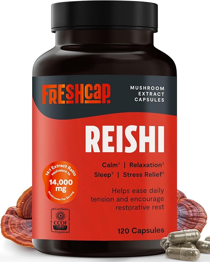 FreshCap Mushrooms Reishi Capsules