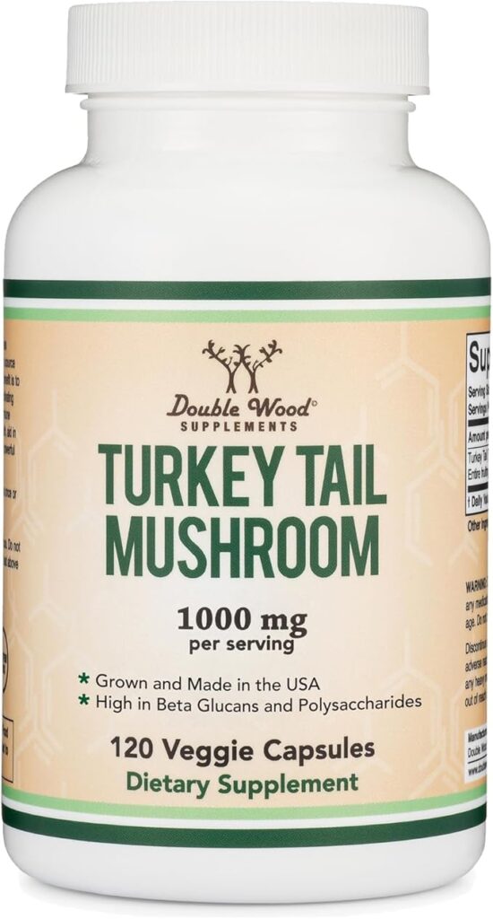Double Wood Turkey Tail Capsules