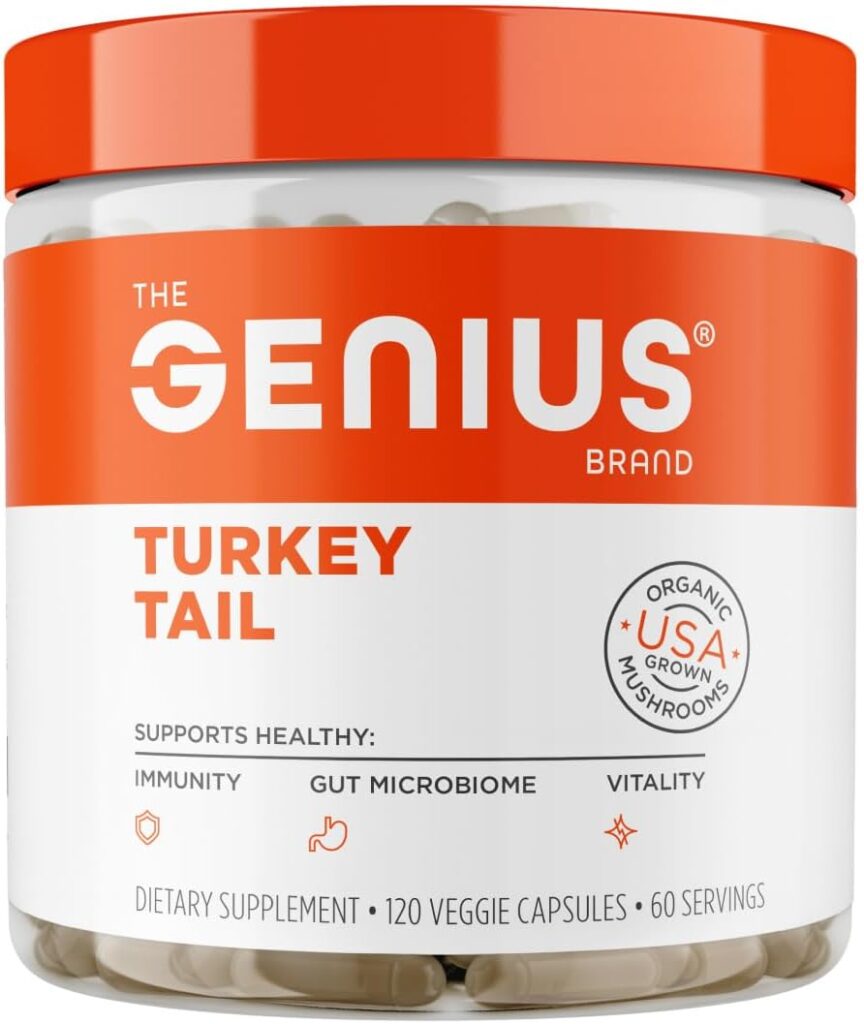 The Genius Brand Turkey Tail Capsules