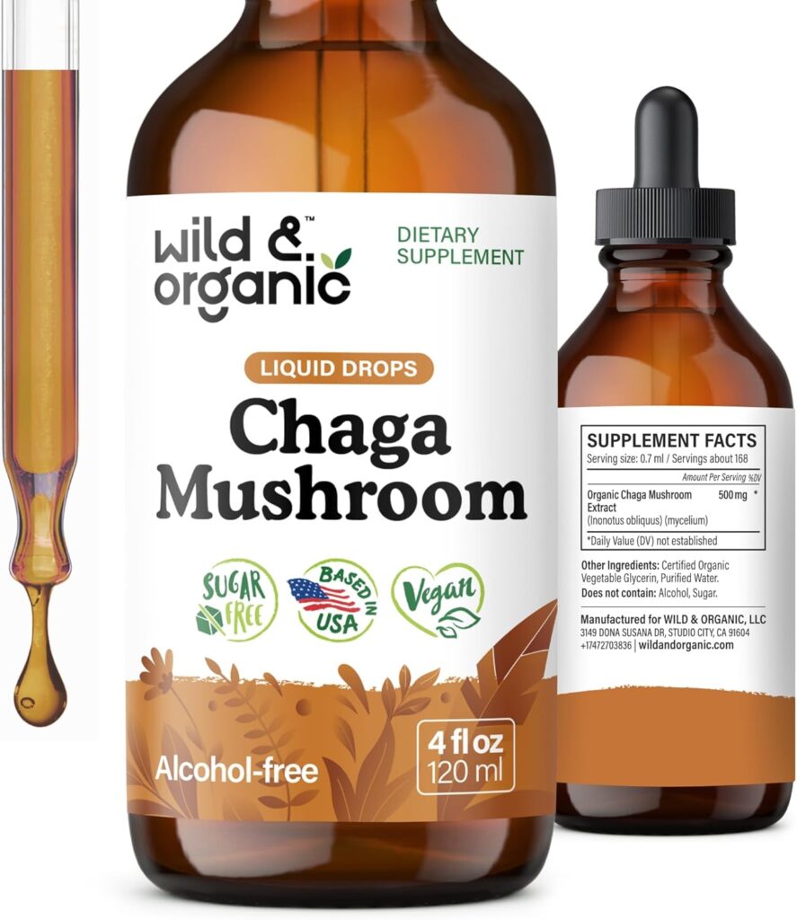 Wild & Organic Chaga Mushroom Drops