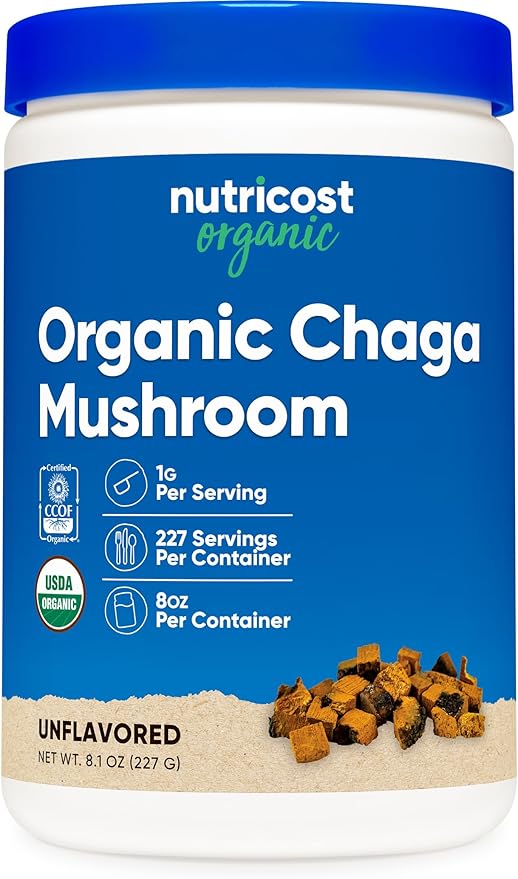 Nutricost Organic Chaga Mushroom Powder