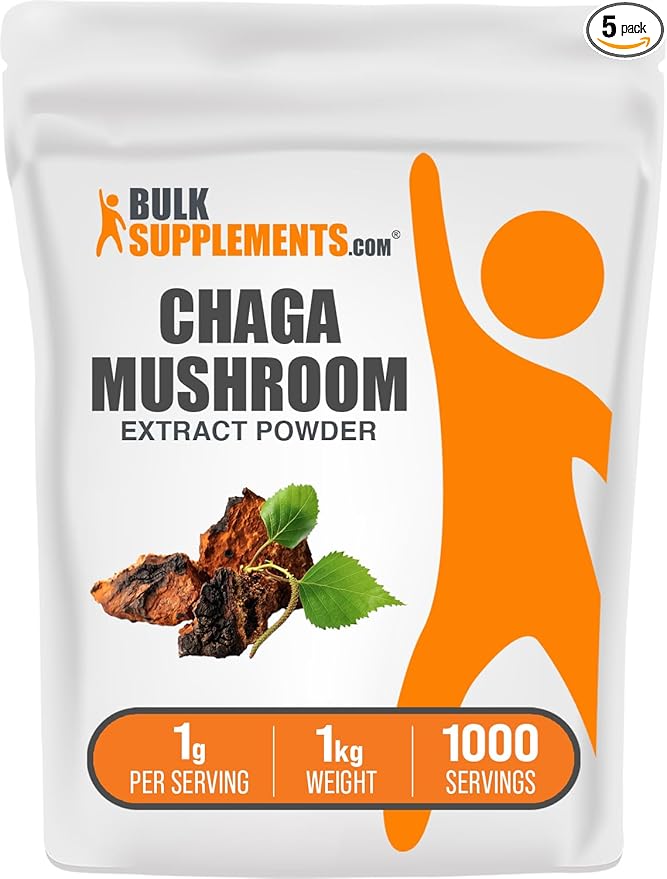 BulkSupplements Chaga Mushroom Extract Powder