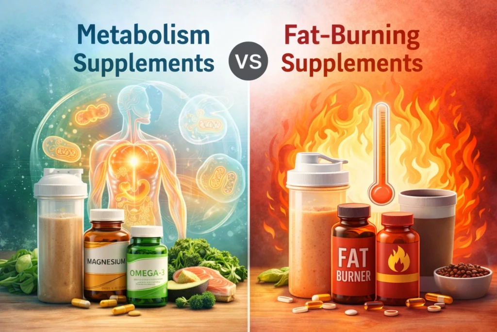 Metabolism Supplements vs Fat-Burning Supplements