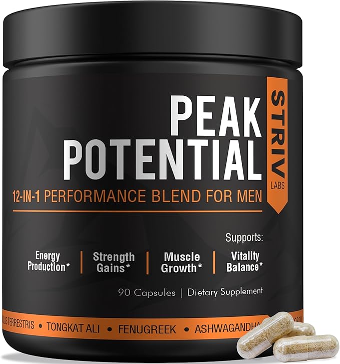 Peak Potential 12‑in‑1 Testosterone Support