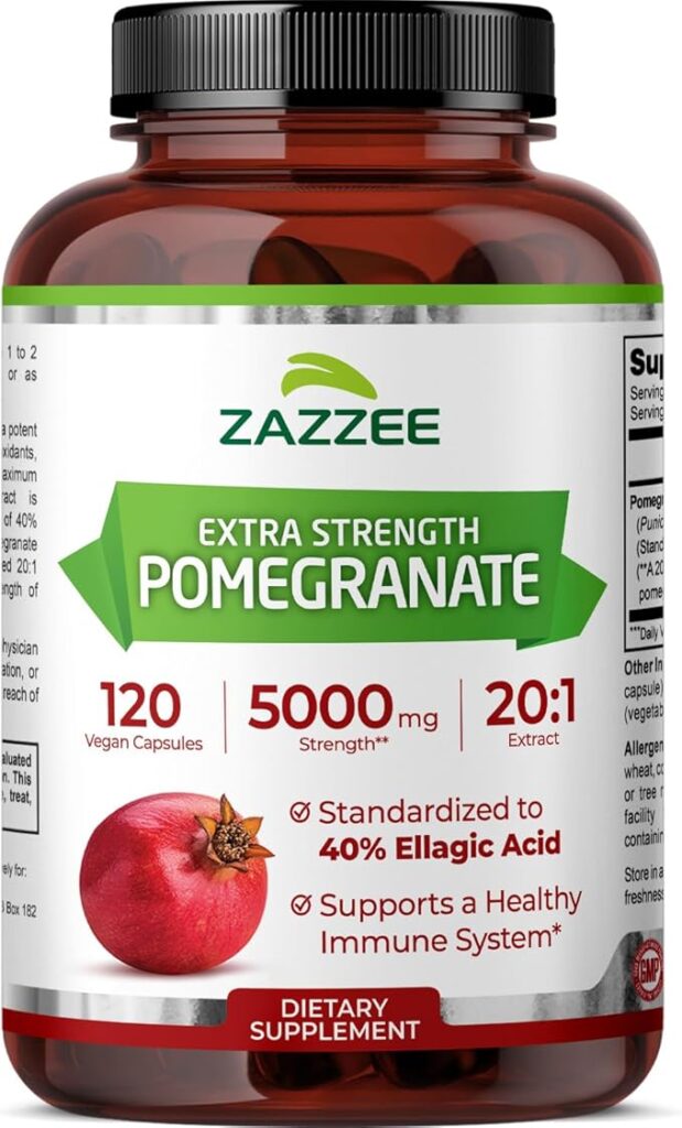 Zazzee Extra Strength Pomegranate Extract