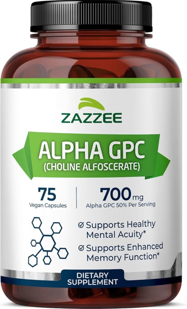 Zazzee Extra Strength Alpha GPC Choline
