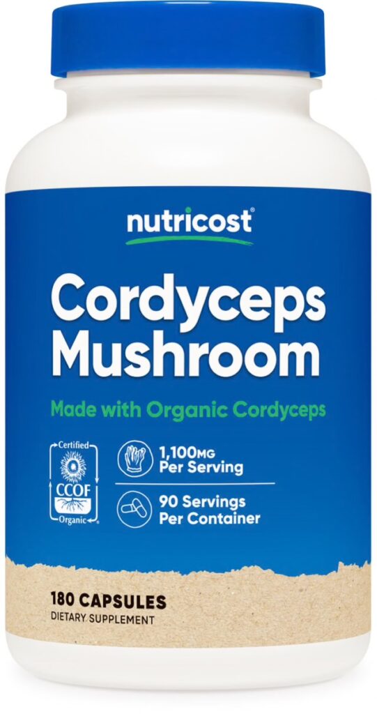 Nutricost Cordyceps Mushroom Capsules