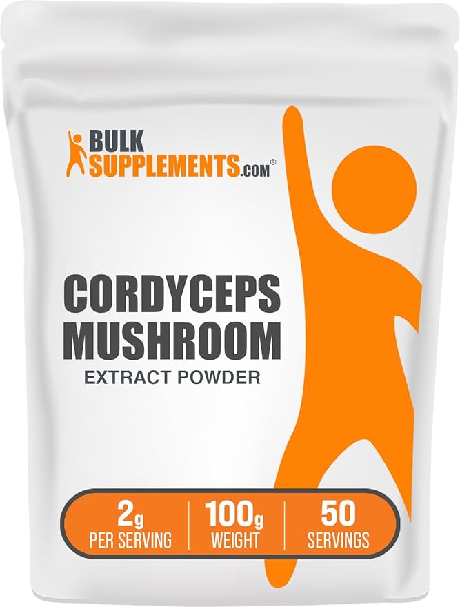 BulkSupplements Cordyceps Mushroom Extract Powder
