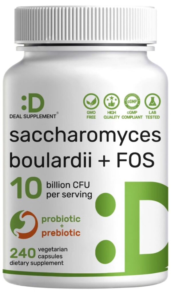 Deal Supplements Saccharomyces Boulardii + FOS