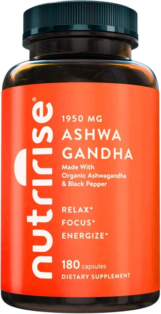 NutriRise Organic Ashwagandha Root