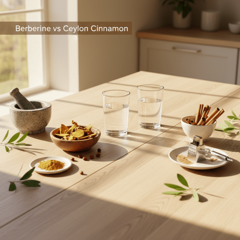 Berberine vs Ceylon cinnamon comparison for blood sugar support