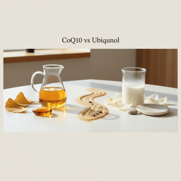 CoQ10 vs ubiquinol comparison for energy, heart health, and healthy aging