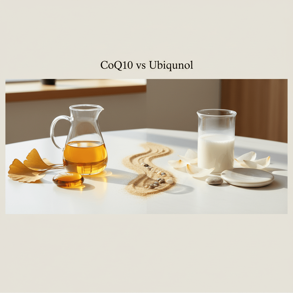 CoQ10 vs ubiquinol comparison for energy, heart health, and healthy aging