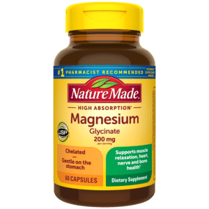 Nature Made High Absorption Magnesium Glycinate 200 mg Capsules product image
