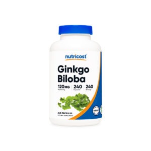 Nutricost Ginkgo Biloba supplement bottle