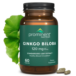 Prominent Nutrition Ginkgo Biloba supplement bottle