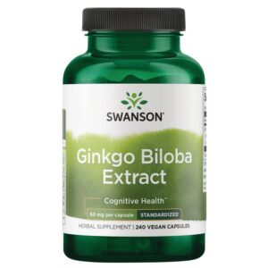 Swanson Ginkgo Biloba supplement bottle