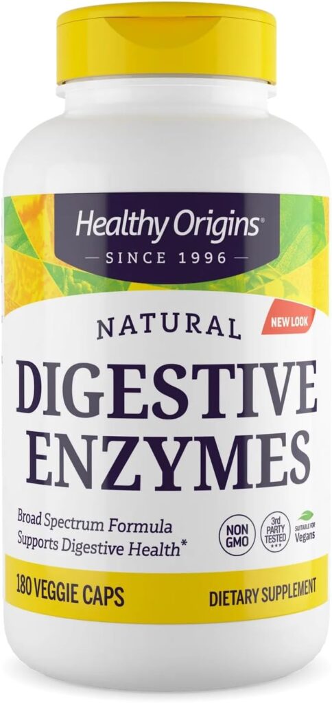 Healthy Origins Broad Spectrum Digestive Enzymes