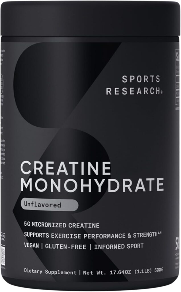 Sports Research Creatine Monohydrate Capsules