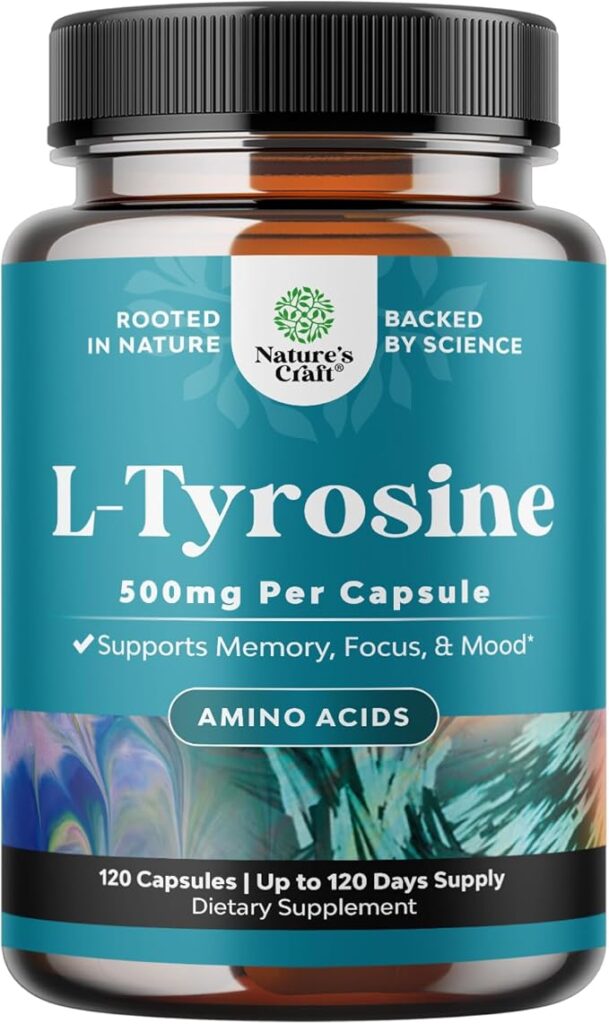 Nature's Craft L-Tyrosine 500mg — Best Flexible-Dose Option for Beginners