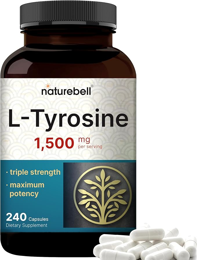 NatureBell L-Tyrosine 1500mg — Best High-Potency Triple-Strength Formula