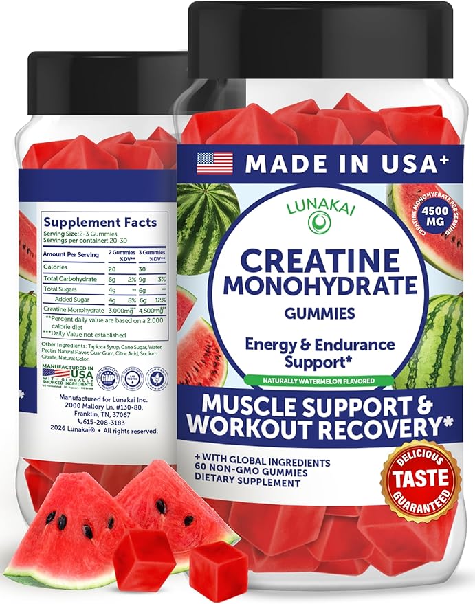 Lunakai Creatine Monohydrate Gummies