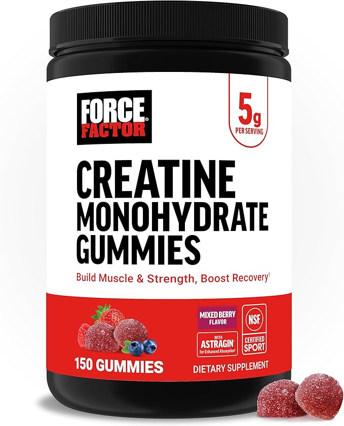 Force Factor Creatine Monohydrate Gummies