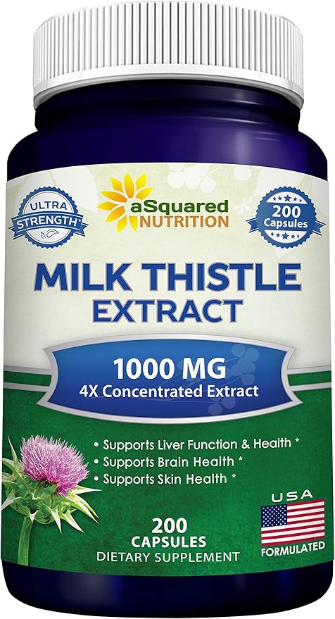 aSquared Nutrition Milk Thistle Supplement