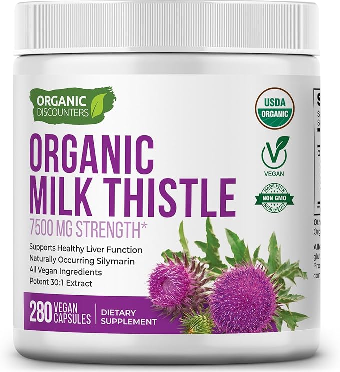 Organic Discounters USDA Organic Milk Thistle 30:1
