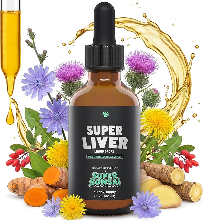 SuperBonsai Super Liver Support Milk Thistle Liquid