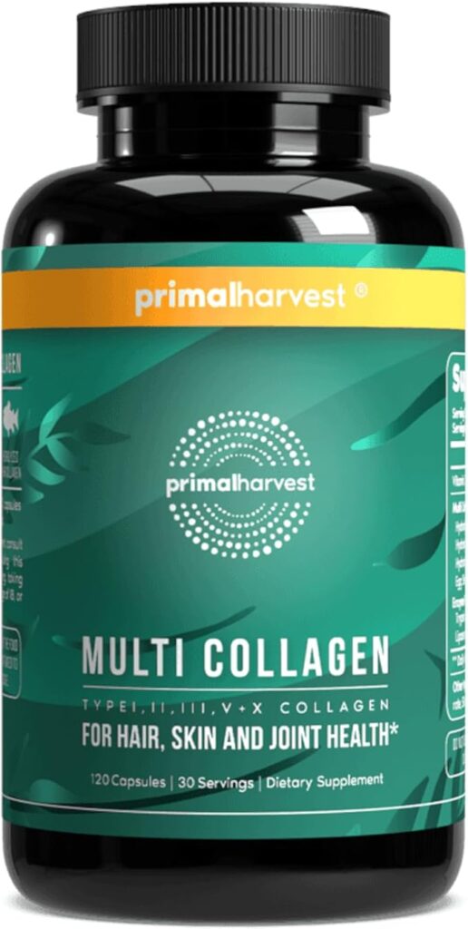 Primal Harvest Multi Collagen Pills — Best Full-Spectrum Capsule