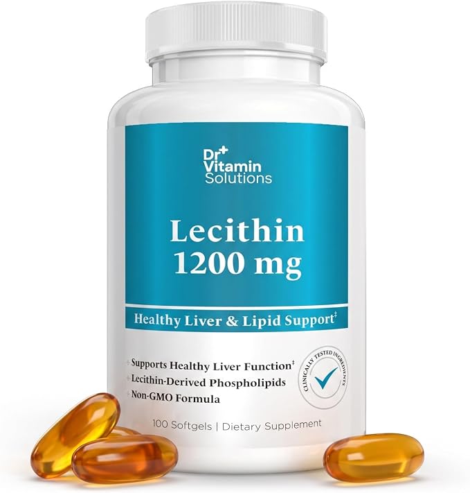 DR Vitamin Solutions Lecithin 1200 mg — Best One-a-Day Softgel