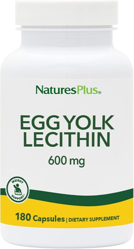 NaturesPlus Egg Yolk Lecithin — Best Soy-Free, Egg-Derived Option
