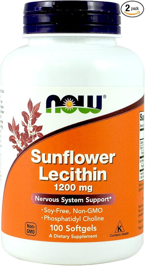 NOW Sunflower Lecithin 1200 mg — Best Overall