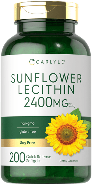 Carlyle Sunflower Lecithin 2400 mg — Best Value High-Dose