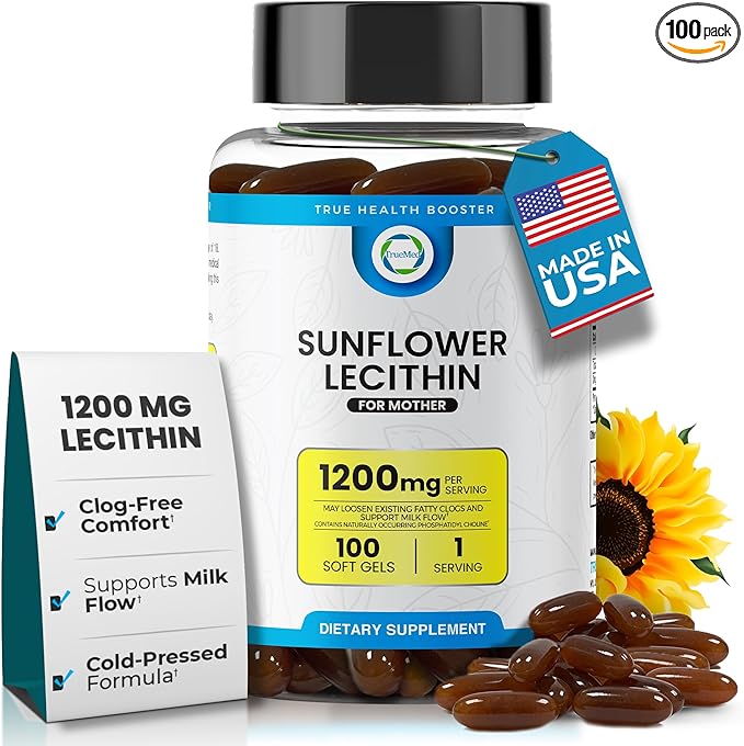 TRUEMED Organic Sunflower Lecithin 1200 mg — Best Organic