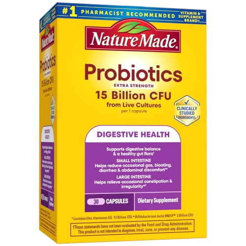 Nature Made Extra Strength Probiotic Lactobacillus rhamnosus GG bottle
