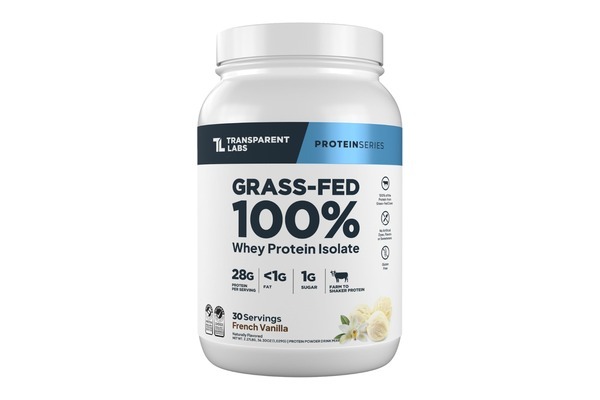 Transparent Labs Grass-Fed Whey Protein Isolate protein powder product image