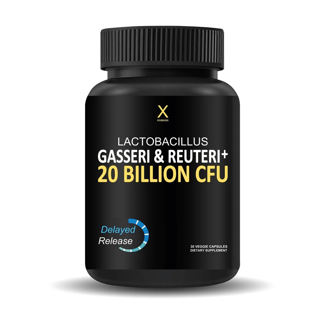 HUMANX Lactobacillus Gasseri and Reuteri supplement bottle