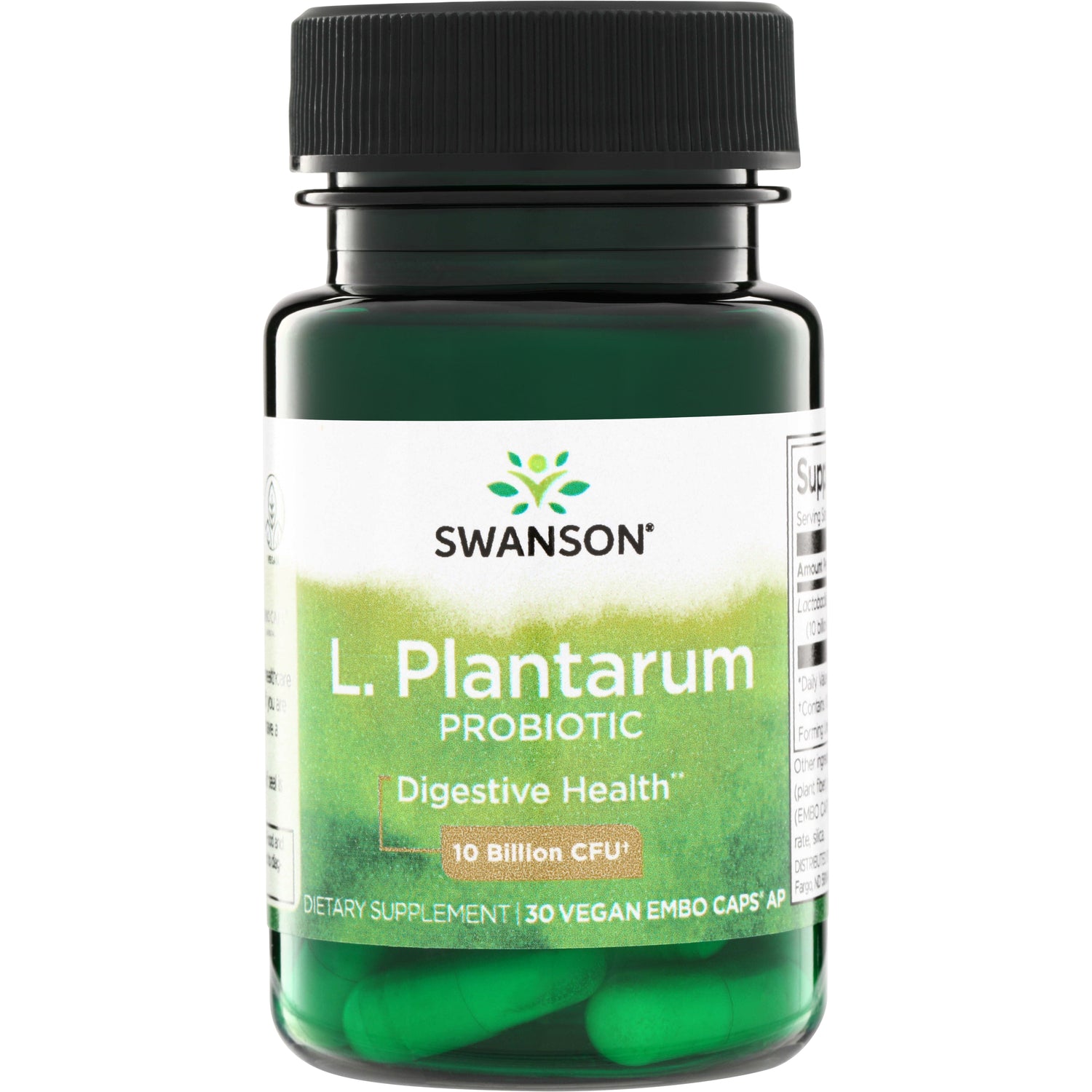 Swanson L. Plantarum 10 Billion CFU probiotic bottle